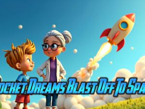 Rocket Dreams Blast Off to Space!-Cover