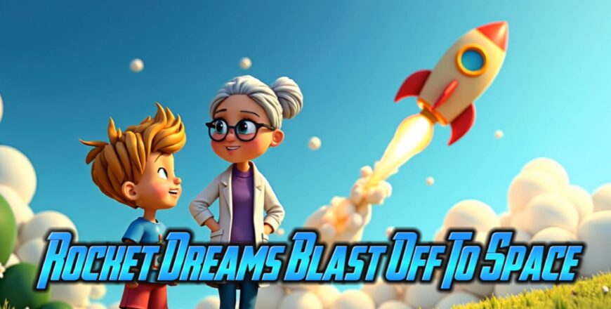 Rocket Dreams Blast Off to Space!-Cover